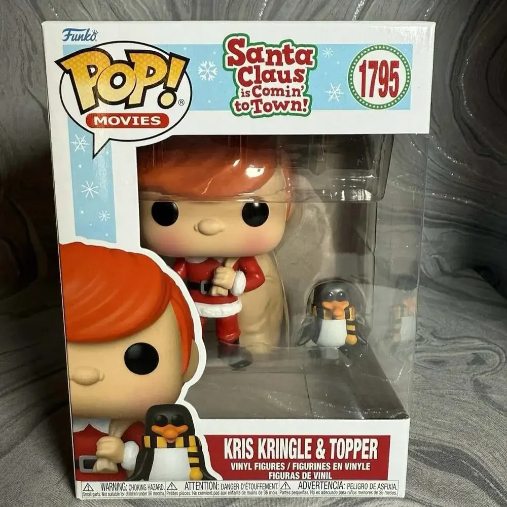 NEW Funko Pop! Santa Claus is Comin' to Town - Kris Kringle & Topper #1795